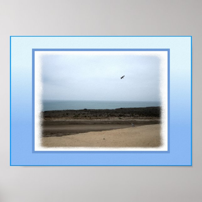 Affiche de la plage de Californie (Devant)