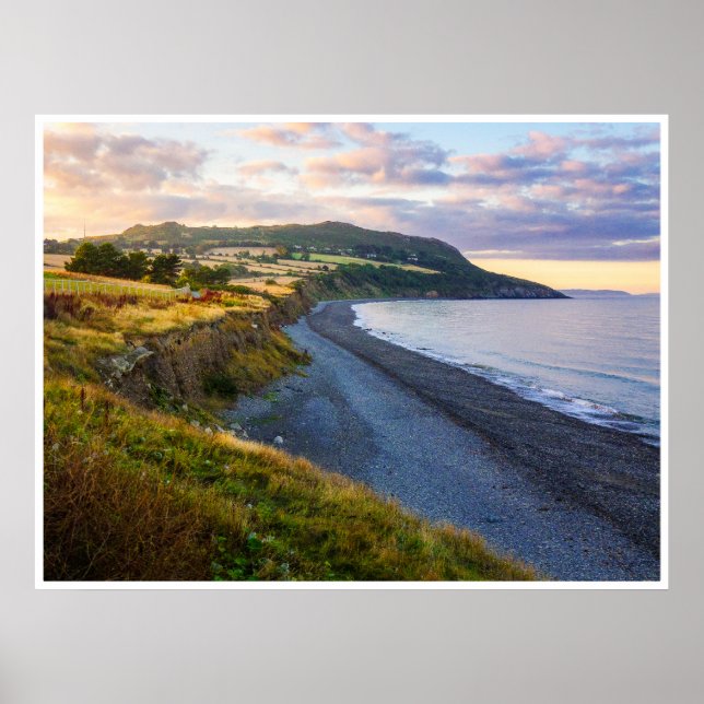 Affiche de la plage de Greystones | Affiche de la  (Devant)