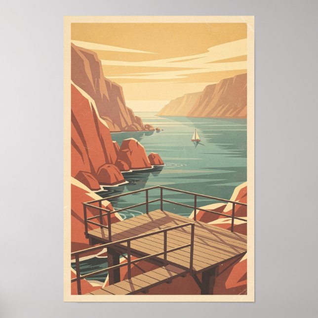 Affiche de la plate-forme d'observation de Sunlit  (Devant)