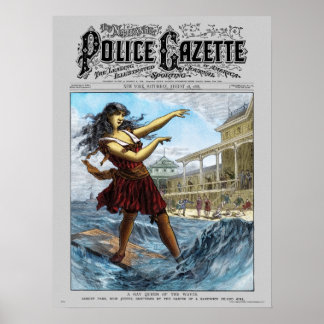 Affiche de la police Sandwich Island Girl (couleur