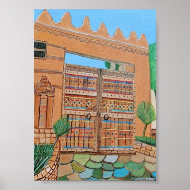 Affiche de la porte arabe (Devant)