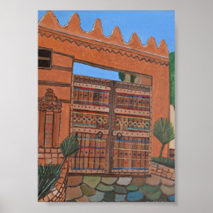 Affiche de la porte arabe