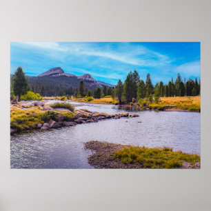Affiche de la prairie de Tuolumne Paysage de Yos