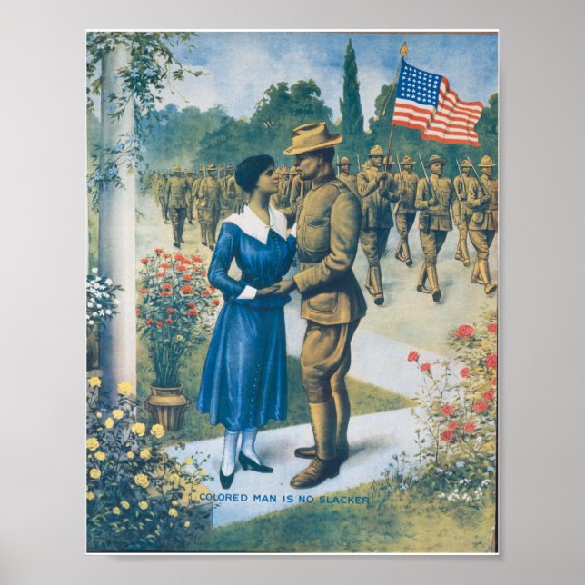 Affiche de la première guerre mondiale : L'homme d (Devant)