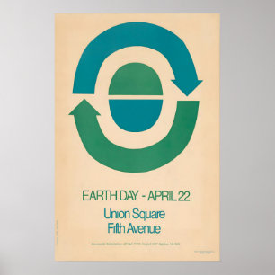Affiche de la première Journée de la Terre 1970 de
