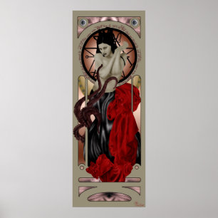 affiche de la prêtresse cthulhu