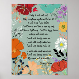 Affiche De La Prière Navajo Walk In Beauty