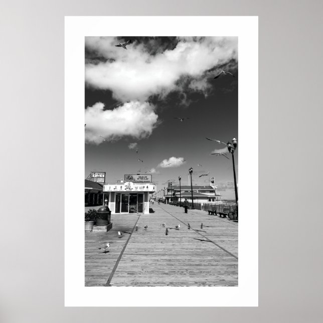 Affiche de la promenade des mouettes de Seaside He (Devant)