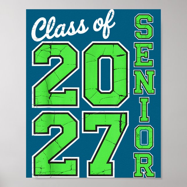 Affiche De la promotion 2027 Senior 27 High (Devant)