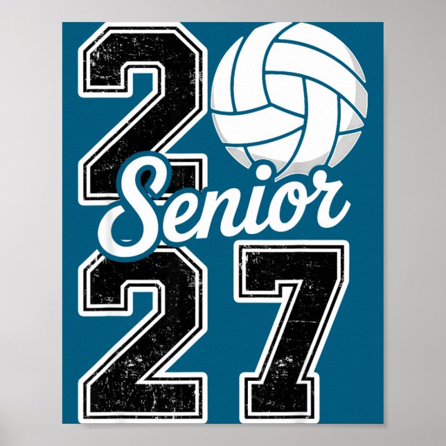 Affiche De la promotion 2027 Volleyball Senior 2027 (Devant)
