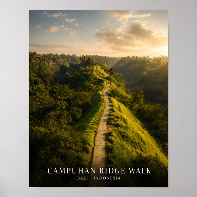 Affiche de la randonnée de Campuhan Ridge Walk à B (Devant)