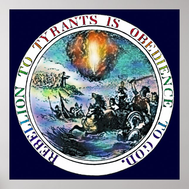 Affiche de la rébellion contre les tyrans (Devant)