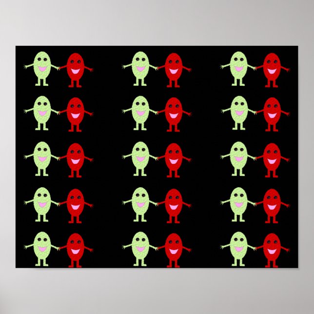 Affiche de la récolte de raisins (Devant)