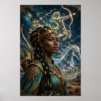 Affiche de la Reine Africaine Sagittaire
