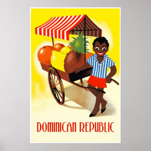 Affiche de la République dominicaine 