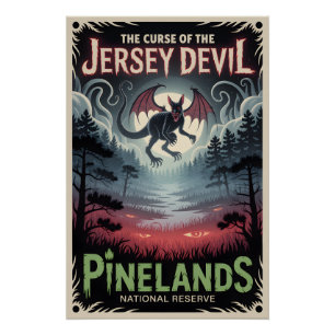 Affiche de la réserve nationale hantée de Pineland
