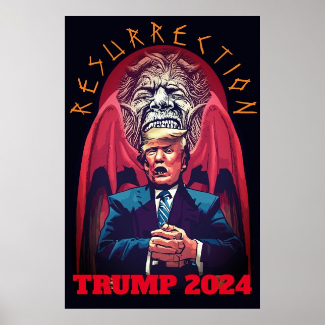 Affiche de la résurrection de Trump (Devant)
