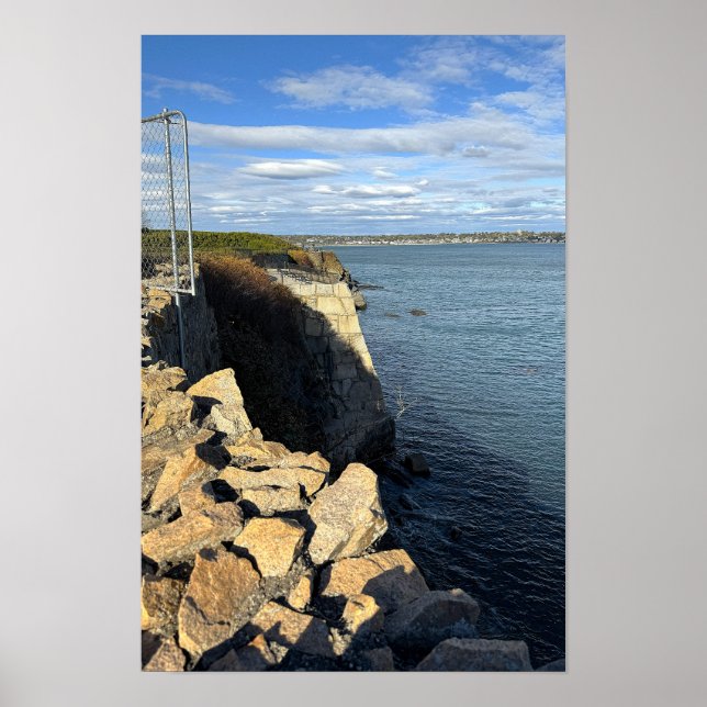 Affiche de la Rhode Island Cliff Walk (Devant)