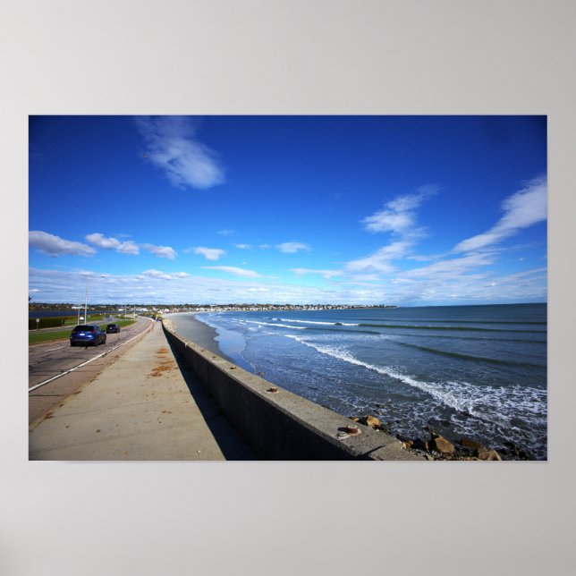 Affiche de la Rhode Island Cliff Walk (Devant)