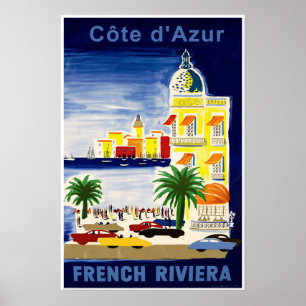 Affiche de la Riviera France