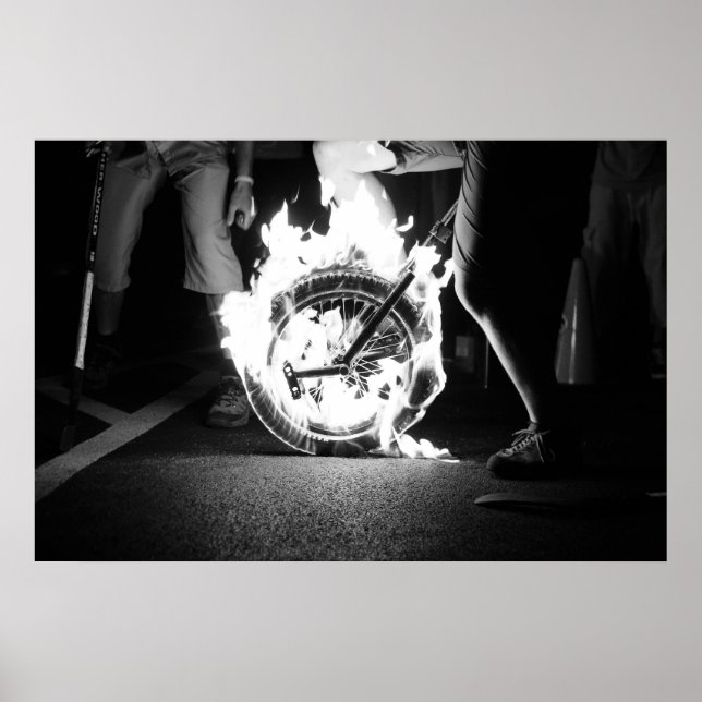 Affiche de la roue chaude (Devant)