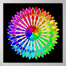 Affiche de la roue couleur™