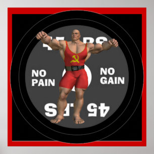 Affiche de la Russie Powerlifter