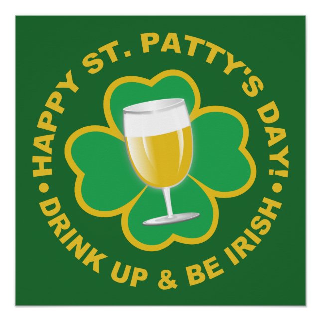 Affiche de la Saint Patrick (Devant)
