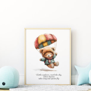 Affiche de la salle des petits explorateurs Teddy