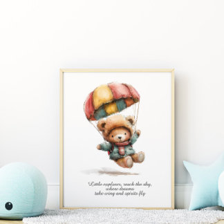 Affiche de la salle des petits explorateurs Teddy