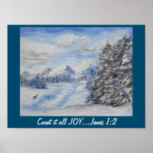 Affiche de la scène de neige