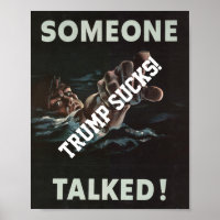 Affiche de la Seconde Guerre mondiale de Trump Som