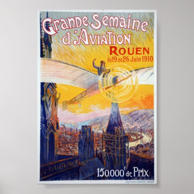 Affiche de la Semaine vintage de l'aviation (Devant)