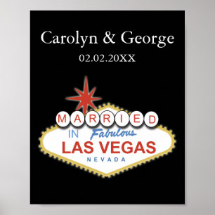 affiche de la signalisation de las vegas