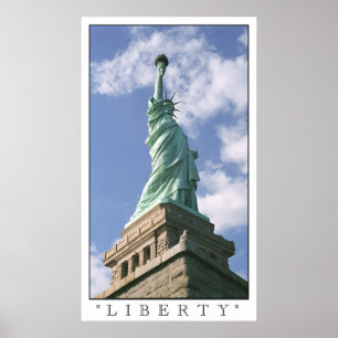 Affiche de la statue de la liberté
