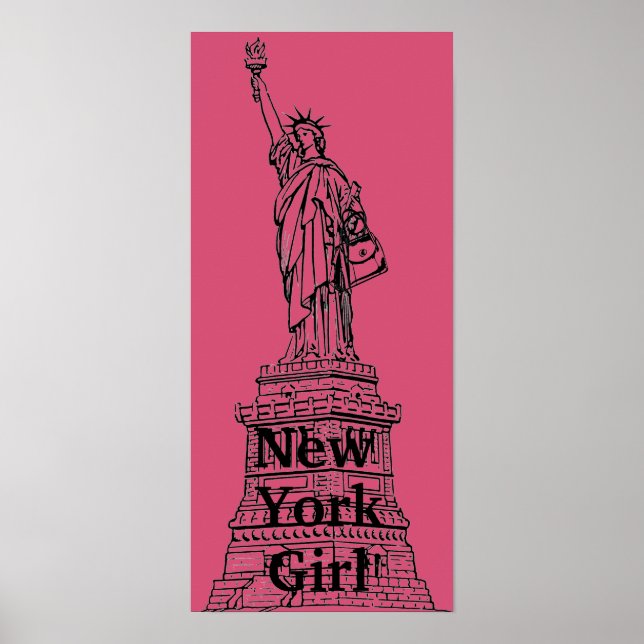 Affiche de la statue de la liberté de New York (Devant)