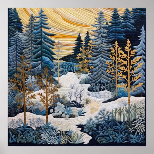 Affiche de la surface de surface neige (Devant)