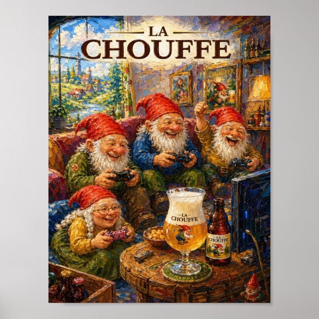 Affiche de la Taverne de la Soirée de Jeu des Gnom (Devant)