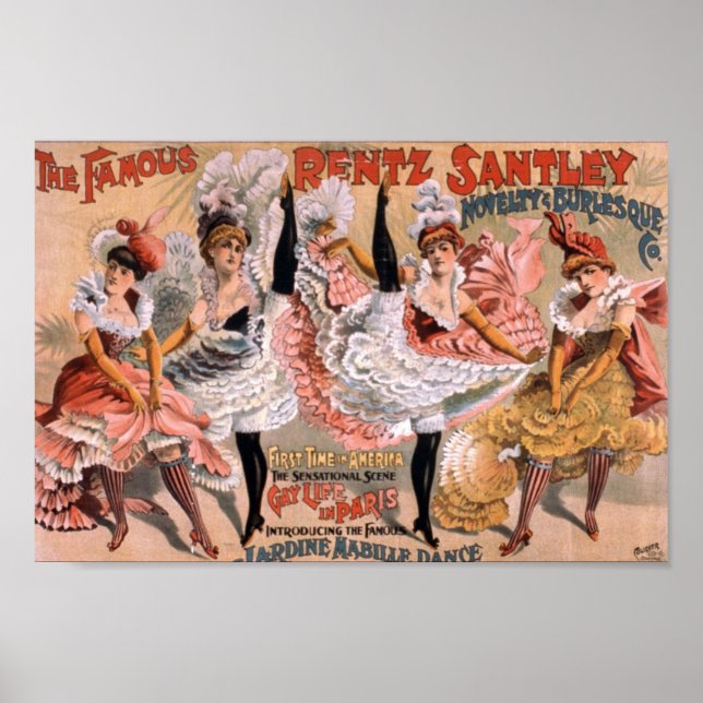 Affiche de la troupe de danse vintage (Devant)