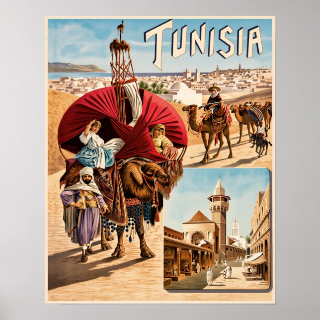 Affiche de la Tunisie  (Devant)