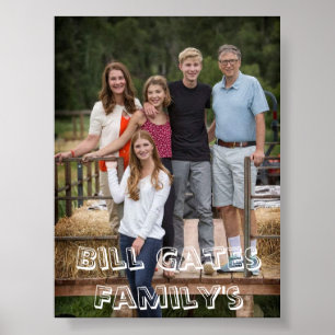 Affiche de la valeur d'impression de la famille de