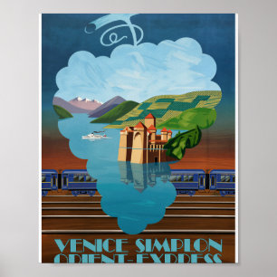 Affiche de la Venice Simplon Orient Express