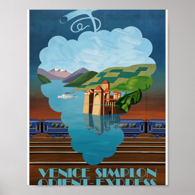 Affiche de la Venice Simplon Orient Express (Devant)