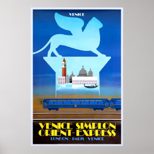 affiche de la Venice Simplon Orient Express
