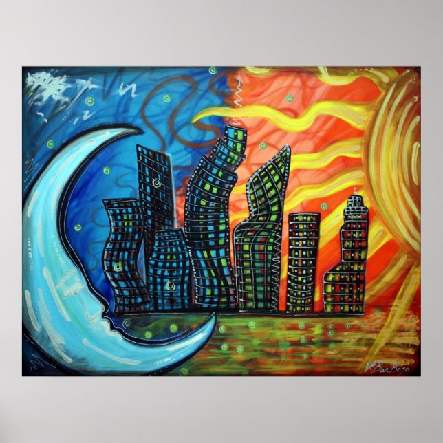 Affiche de la ville céleste (Devant)