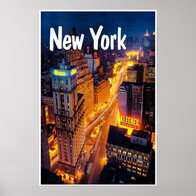 Affiche de la ville de New York (Devant)