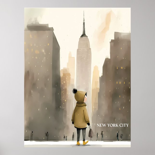Affiche de la ville de New York (Devant)