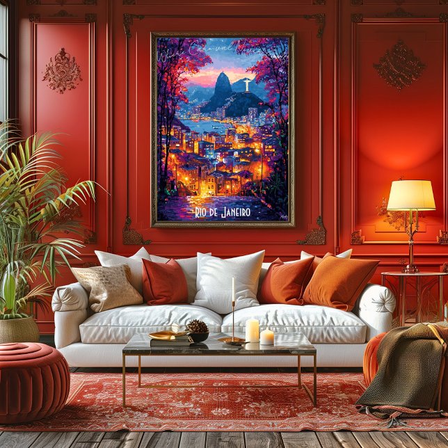 Affiche de la ville de Rio de Janeiro – Art brésil (Créateur téléchargé)