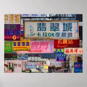 Affiche de la ville des signes