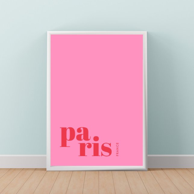 Affiche de la ville moderne de Paris France (Créateur téléchargé)
